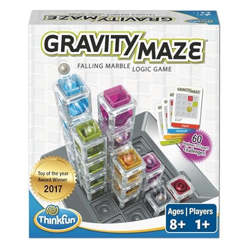 ThinkFun Gravity Maze - Falling Marble Logic Game STEM...
