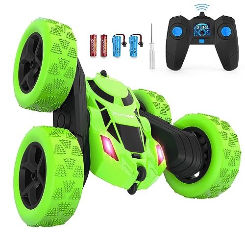 Hamdol Remote Control Car, Double Sided 360°Rotating Stunt...