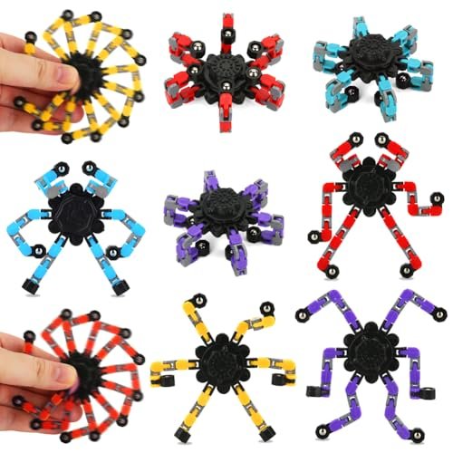 Fidget Spinners, 8 Pack Transformable Fidget Spinners for...