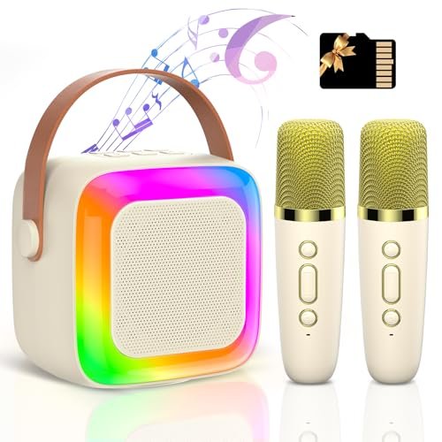 Mini Karaoke Machine for Kids Adults,Portable Bluetooth...