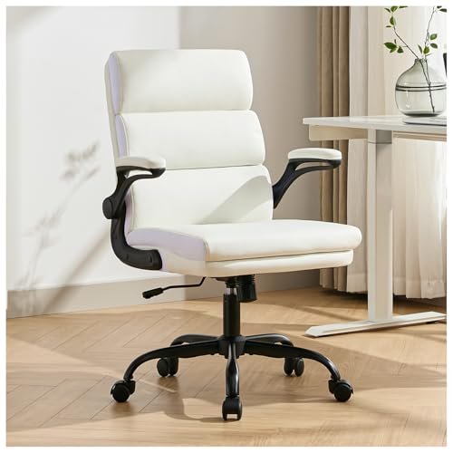 Office Chair Adjustable Desk Chair Mid Back Executive...