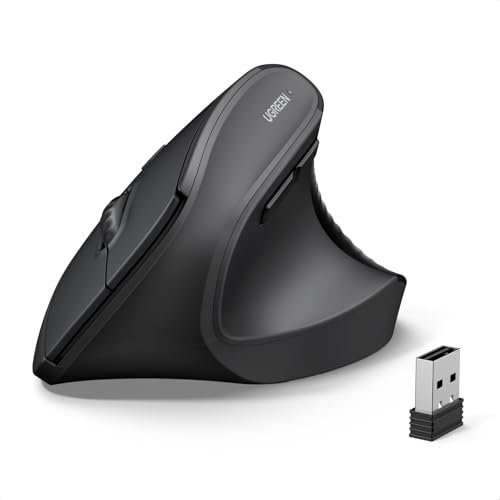 UGREEN Vertical Mouse, Wireless Bluetooth Ergonomic Mouse,...