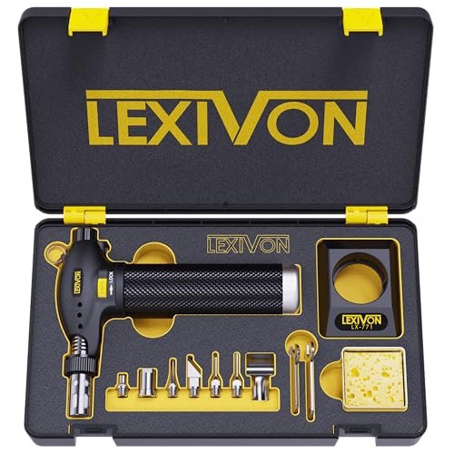 LEXIVON Butane Torch Multi-Function Kit | Premium...