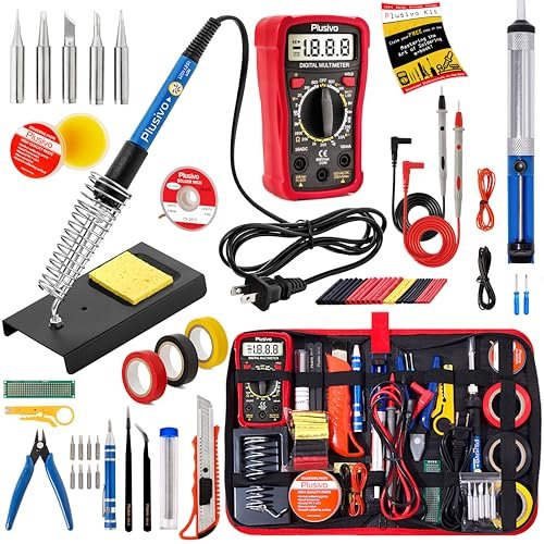 Soldering Iron Kit, 60W Soldering Iron Adjustable...
