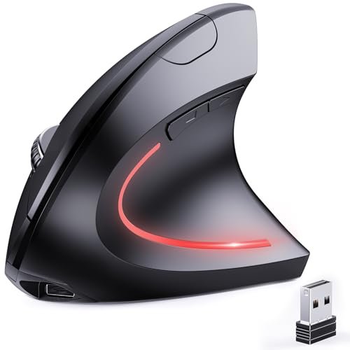 JYKEYMOUT Bluetooth and 2.4G (2-in-1) Rechargeable Wireless...