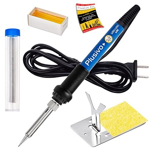 Soldering Iron Kit 60W Adjustable Temperature 5-in-1...