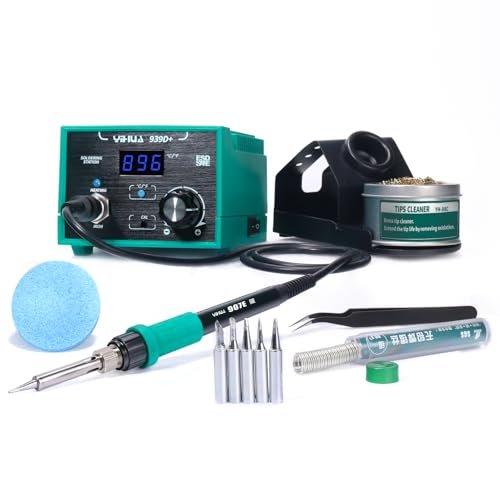 YIHUA 939D+ Digital Soldering Station, 75W Equivalent with...