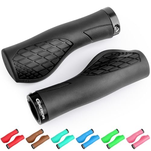 GXCROR Bike Grips,Ergonomic Bicycle Handlebars Grips Shock...