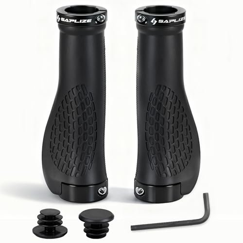 SAPLIZE Bike Grips, Ergonomic Design Bicycle Grips Widen...