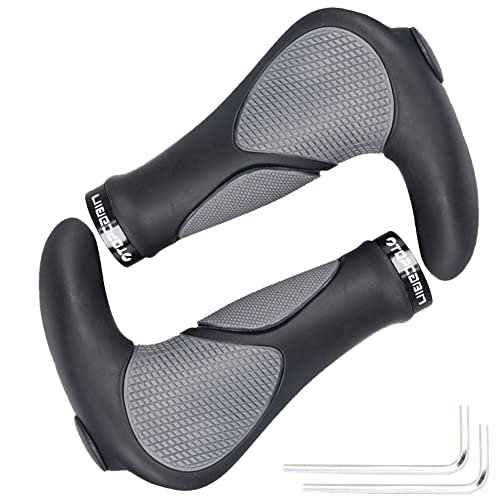 TOPCABIN Ergonomic Bicycle Grips - Widen Holding Rubber...