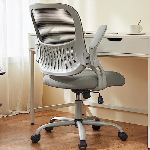 Sweetcrispy Office Computer Desk Chair, Ergonomic Mid-Back...