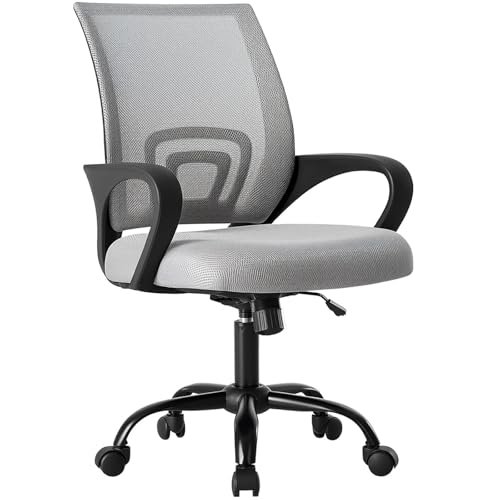 OLIXIS Office Desk Chair - Ergonomic Mid Back with Lumbar...