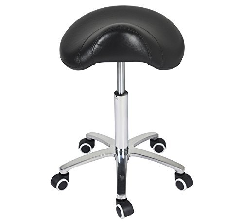 Antlu Saddle Stool Rolling Chair for Medical Massage Salon...