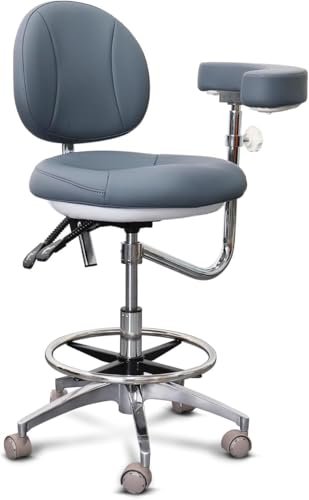 Medical Dental Assistant Chair with Rotatable Armrest...