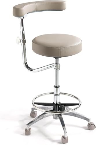 Viviange Ergonomic Dental Stool with Adjustable Height &...