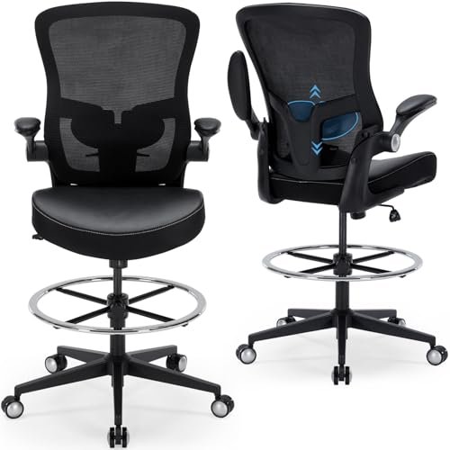 Drafting Chair 400lbs Heavy Duty Tall Office Chair Big...