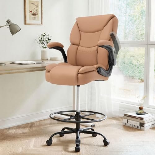 Ergonomic Drafting Chair, Tall Office Chair for Standing...