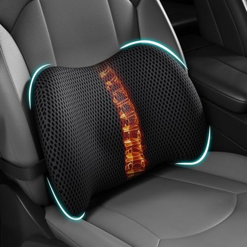 BYMECOST Lumbar Support Pillow for Car, Memory Foam Car...