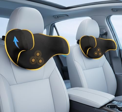 Lofty Aim Car Neck Pillow: 2 Pack Ergonomic Memory Foam...