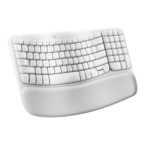 Logitech Wave Keys for Mac, Wireless Ergonomic Keyboard...