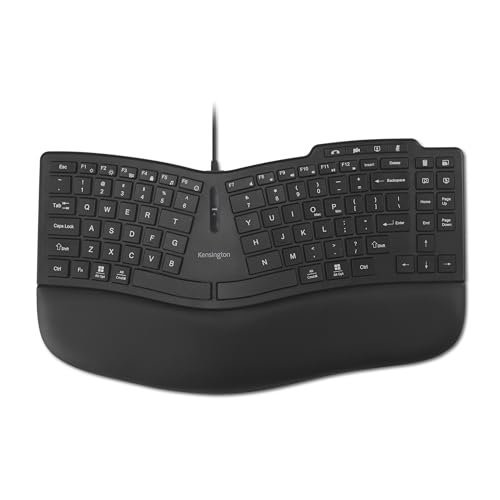 Kensington Pro Fit Ergo KB675 EQ TKL Wired Keyboard,...