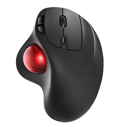 Nulea M501 Wireless Trackball Mouse, Rechargeable...