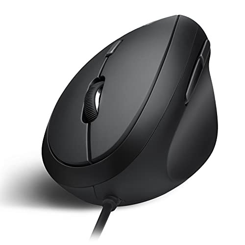 Perixx PERIMICE-519 Wired Ergonomic Vertical Mouse -...