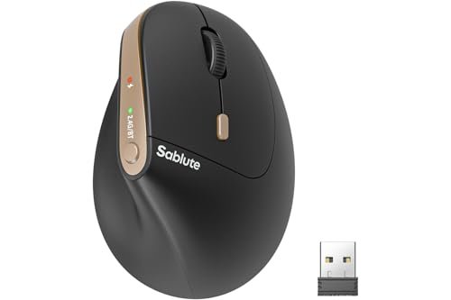 SABLUTE MAM3 Ergonomic Mouse, Bluetooth Mouse for...