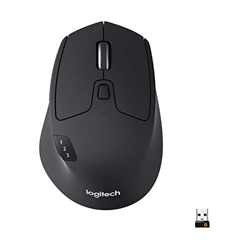 Logitech M720 Triathlon Multi-Device Wireless Mouse,...