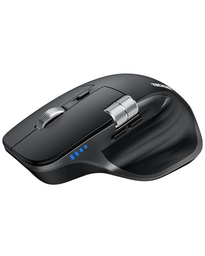 TECKNET Wireless Mouse, Bluetooth Mouse (BT5.3/5.0 & 2.4G)...