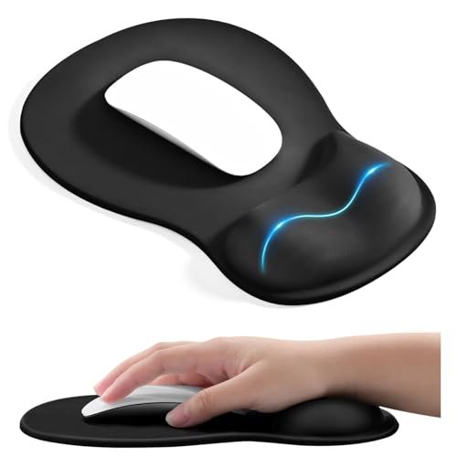 EooCoo Ergonomic Mouse Pad with Gel Wrist Rest Support,...