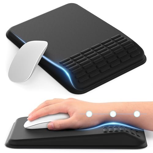 MEKASS Ergonomic Mouse Pad with Wrist Support, Wrist Rest...