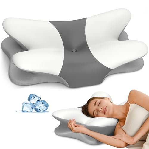 Cervical Pillow for Neck Pain Relief - Ergonomic Neck...