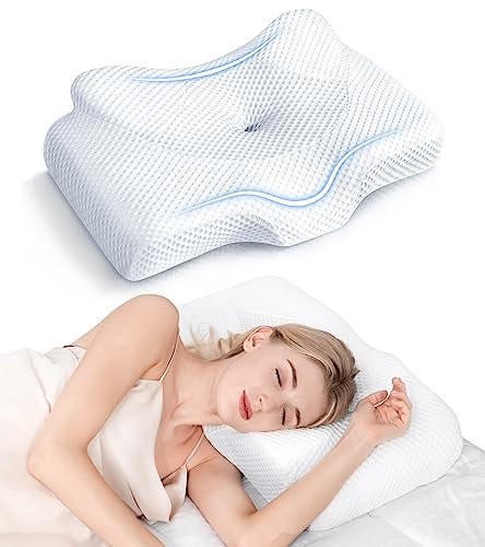 Osteo Cervical Pillow for Neck Pain Relief, Hollow Design...