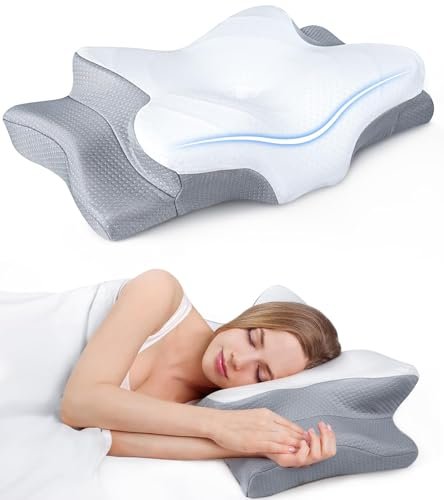 Ultra Pain Relief Cooling Pillow for Neck Support,...