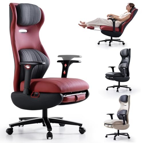EMIAH Ergonomic Office Chair with Foot Rest Reclining...