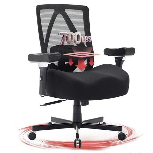 Big and Tall Office Chair 700lbs, Ergonomic Desk Chair...