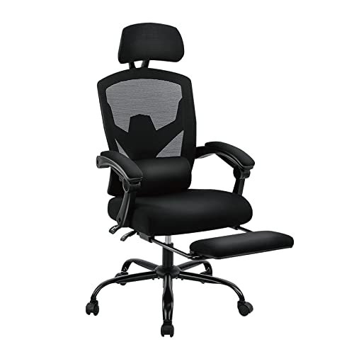 Sweetcrispy Office Computer Desk Chair, Ergonomic High-Back...