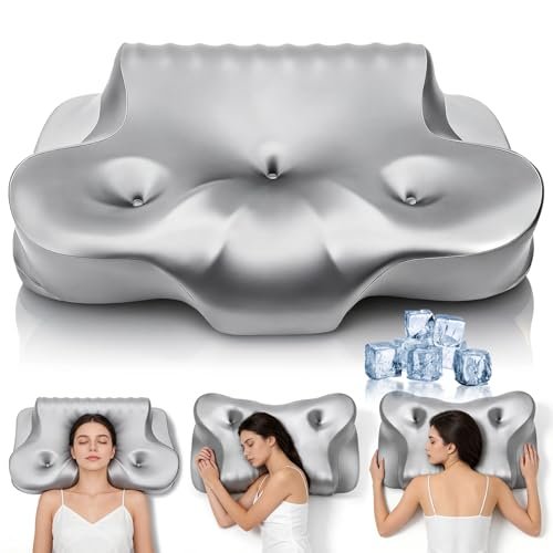 Dayme Orthopedic Memory Foam Pillows –Cooling Neck Pillow...