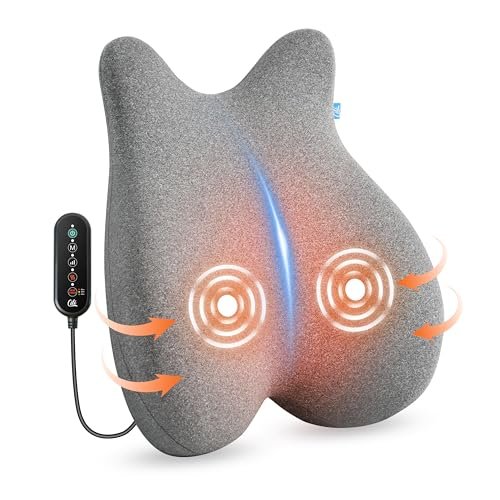 CILI Heated Lumbar Support Pillow for Office Chair,...