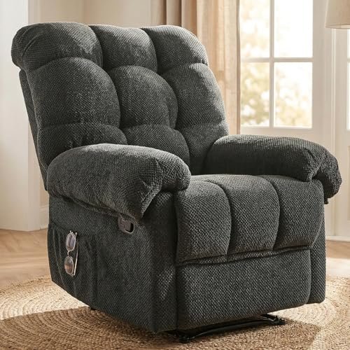 Comfy Recliner Chair for Elderly Seniors Adults,...