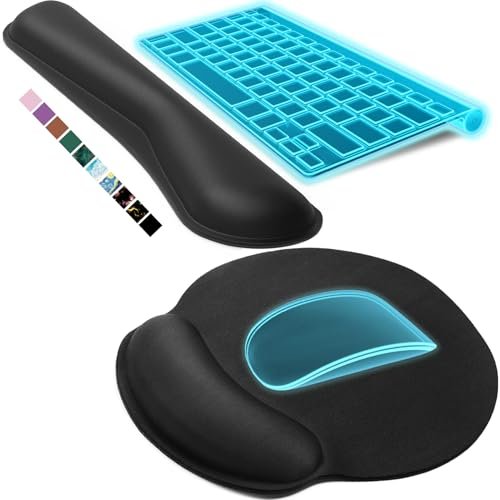 KTRIO Ergonomic Keyboard Wrist Rest and Mouse Pad with...