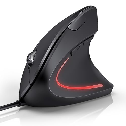 TECKNET Wired Mouse, 6400 DPI Ergonomic Mouse 6 Buttons...
