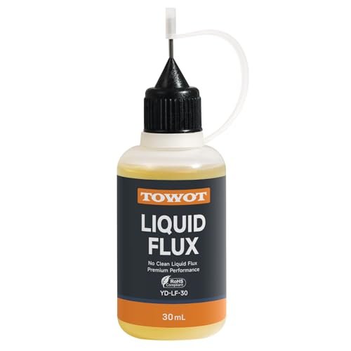 TOWOT Liquid Solder Flux, 30ml No-Clean Soldering Flux for...