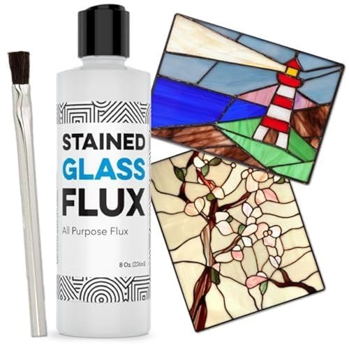 IMPRESA Liquid Zinc Flux for Stained Glass Supplies - 8...