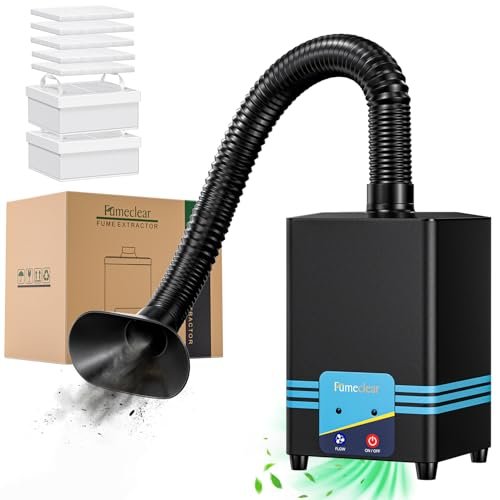 FumeClear FC-2001S Solder Fume Extractor, 128 to 168m³/h...