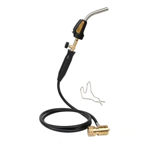 ICOOL Propane Torch with Hose, Mapp Gas Torch with Valve,...