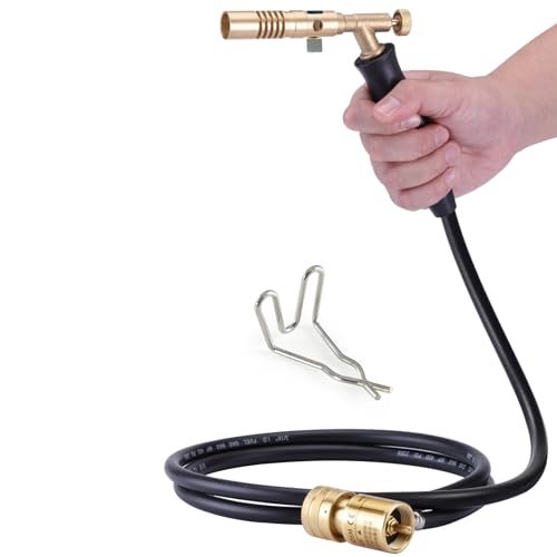 TAUSOM Propane Torch Hose Kit Long 3.93 ft- Heavy Duty...