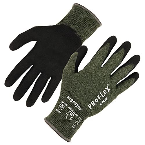 Ergodyne ProFlex 7042 Cut Resistant Work Gloves, ANSI A4,...