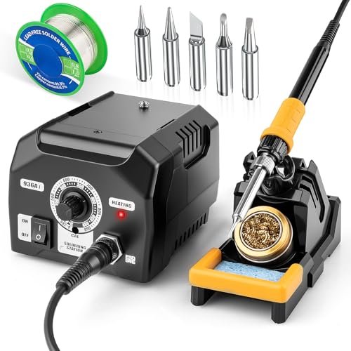 Siziviki Upgraded Soldering Station Kit - Fast Heating with...